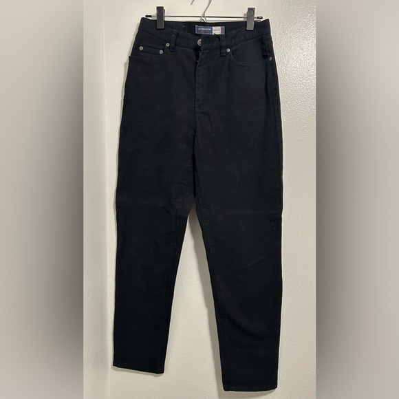 Liz Claiborne classic fit black jeans, size 12 - Picture 2 of 4